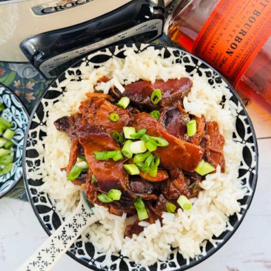Crock Pot Bourbon Chicken