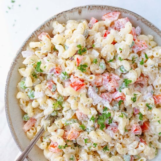 Easy Vegan Macaroni Salad