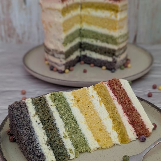 Rainbow Cake Recipe