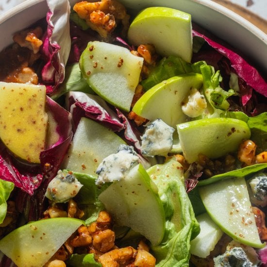 Apple, Radicchio, and Walnut Salad