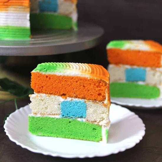 Indian Flag Cake