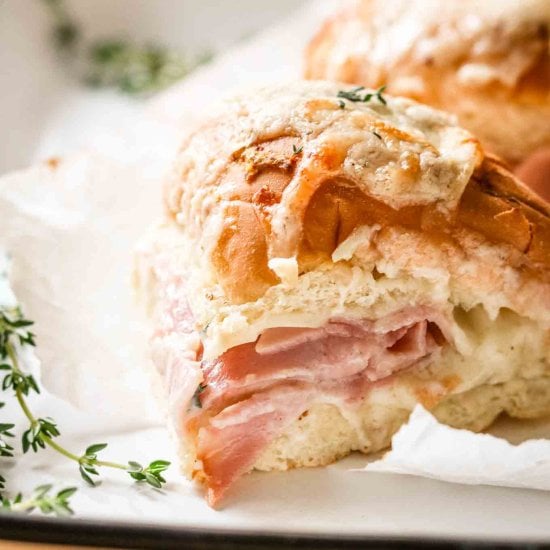 Croque Monsieur Sliders
