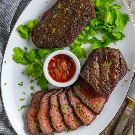 Tender Smoked Sirloin Steak