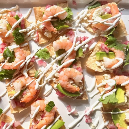 Mini Shrimp Tostadas