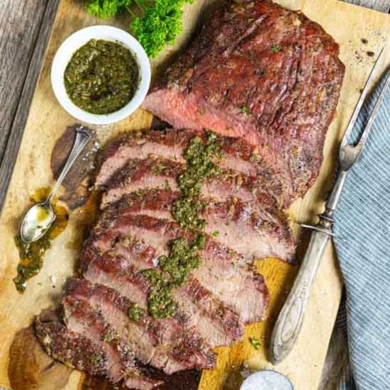 Mouthwatering Smoked Flank Steak