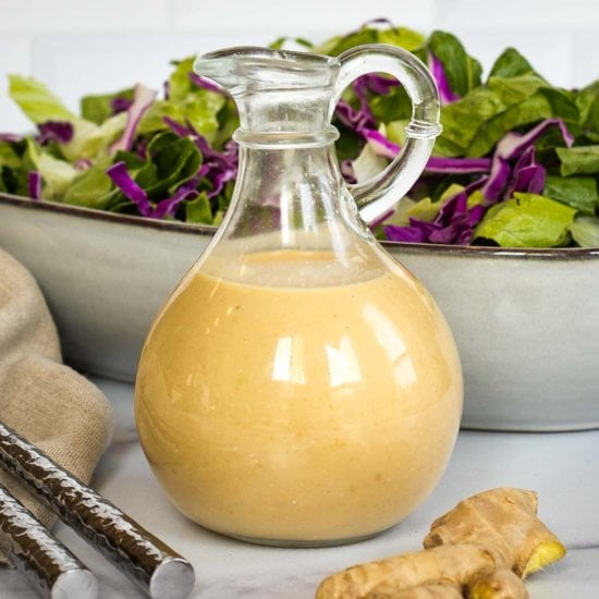 5-Minute Ginger Miso Dressing