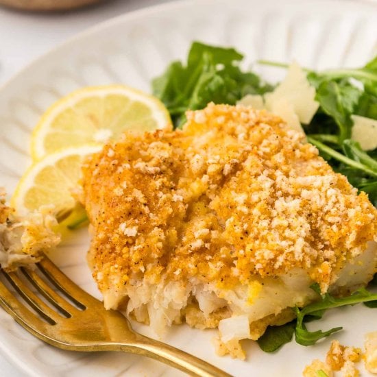 Baked Parmesan Crusted Cod