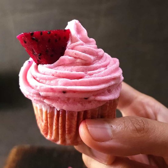 Dragon Fruit Cupcakes