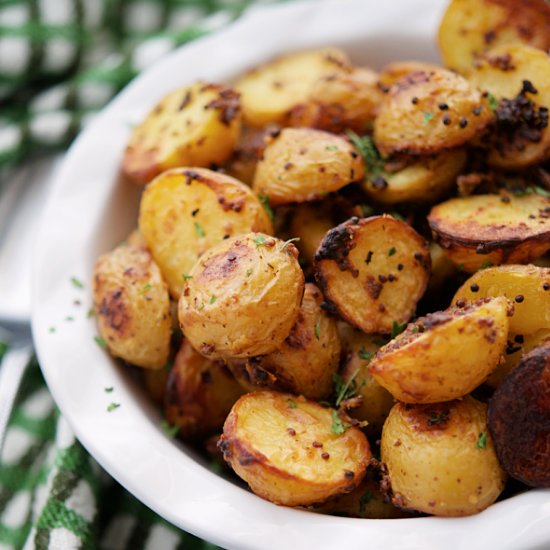 Mustard Roasted Potatoes