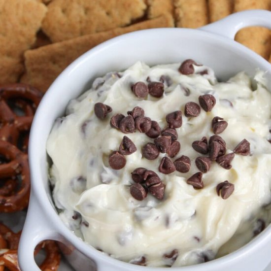 Chocolate Chip Cheesecake Dip