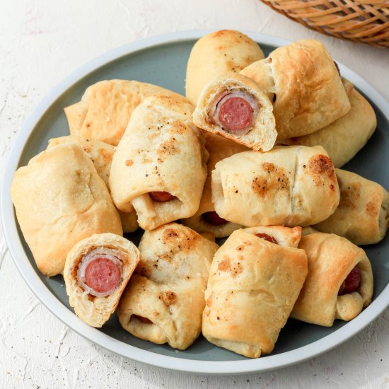 Bacon Wrapped Pigs in a Blanket