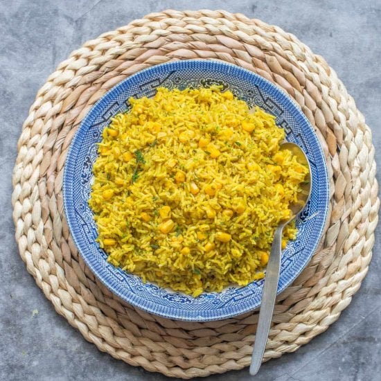 Yellow Rice with Corn