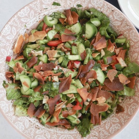 Lebanese Fattoush Salad