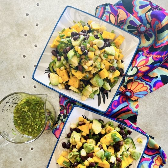 Avocado, Bean & Mango Salad