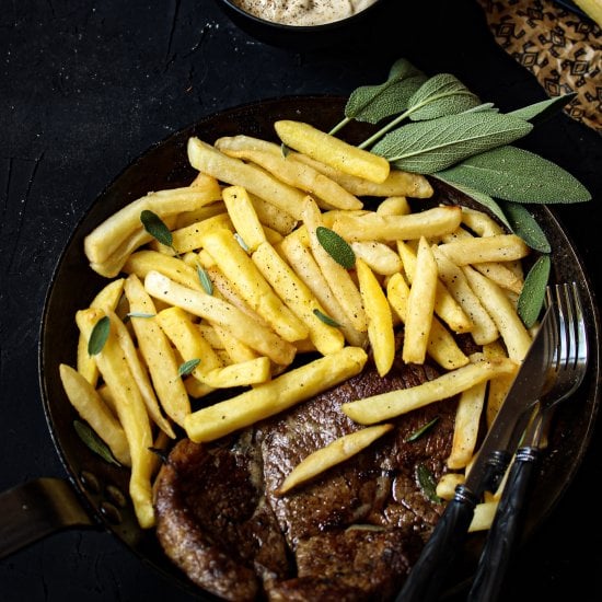 Steakhouse Beef Rump with Sage Butter