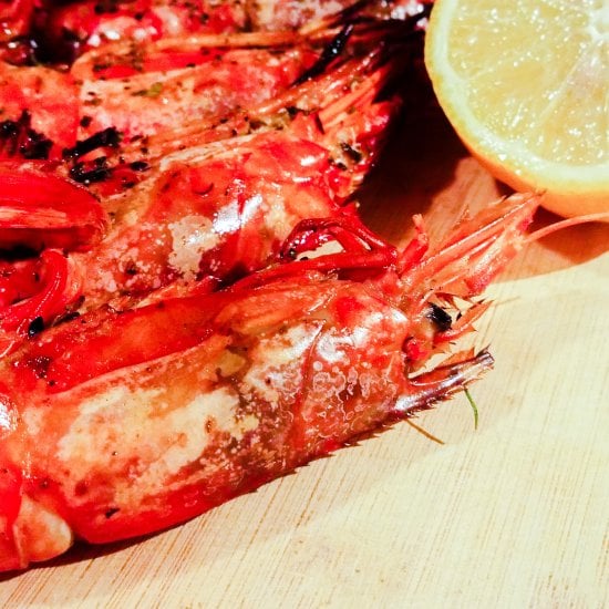Garlic Shrimp in Wine Sauce
