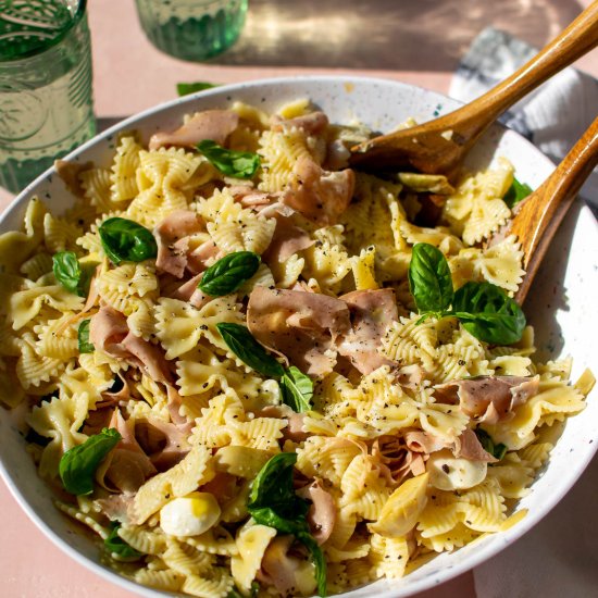 Mortadella & Artichoke Pasta Salad