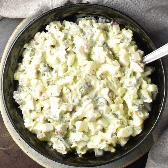Dill Pickle Egg Salad (Low Fat)