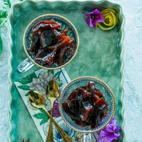 Candied Green Papaya