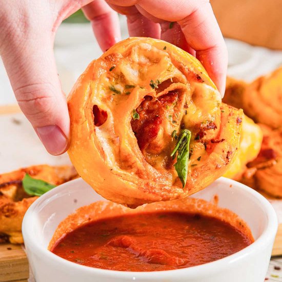 Homemade Pepperoni Pizza Rolls