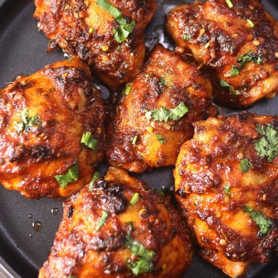 Oven Baked Chicken Thighs
