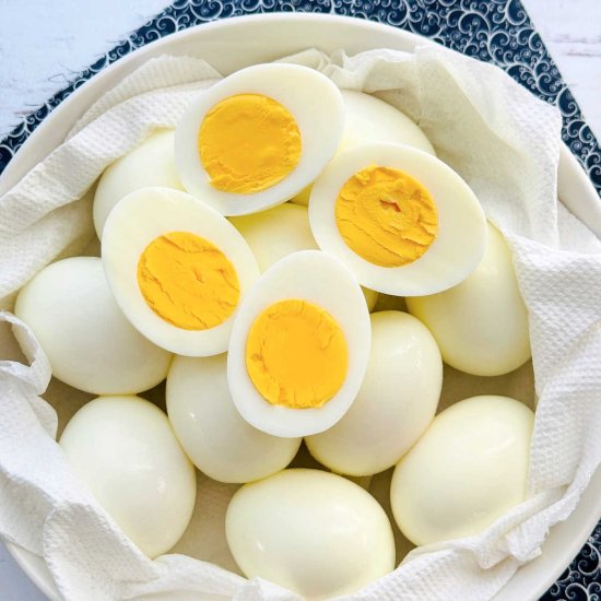 Easy Peel Hard Boiled Eggs