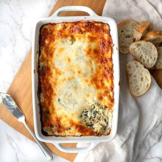 Hot Spinach and Artichoke Dip