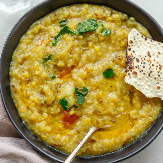 Pressure Cooker Khichdi (porridge)