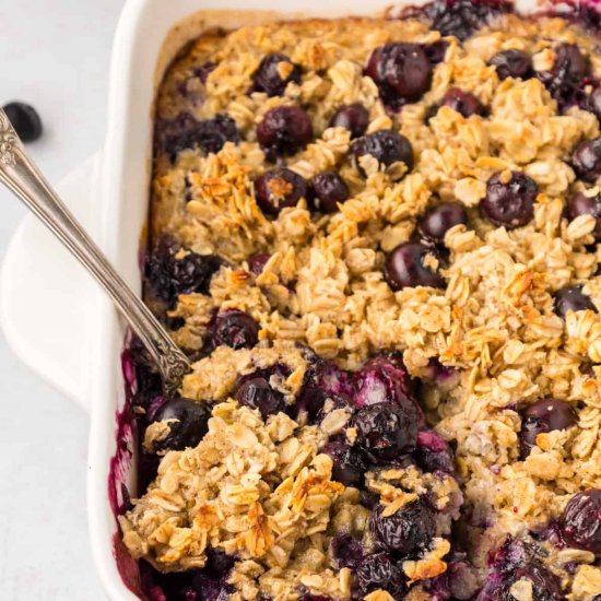 Baked Blueberry Oatmeal