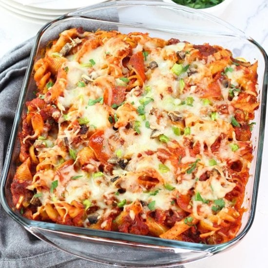 homemade cavatini supreme