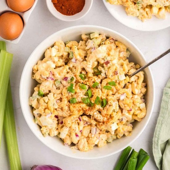 Deviled Egg Pasta Salad