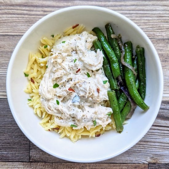 Slow Cooker Creamy Lemon Chicken