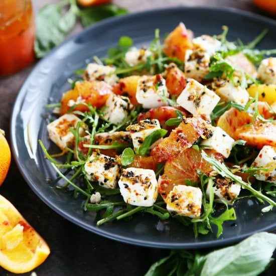 Blood Orange and Marinated Feta Salad