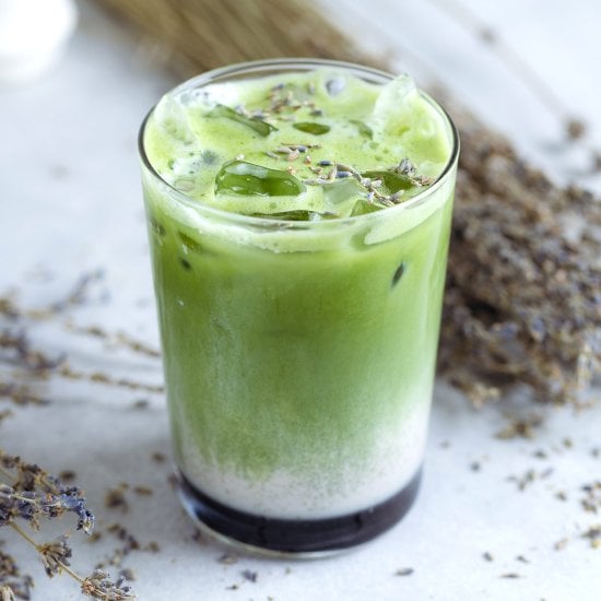 Iced Lavender Matcha