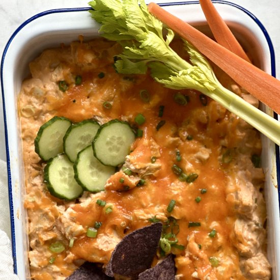 Hot and Spicy Buffalo Chicken Dip