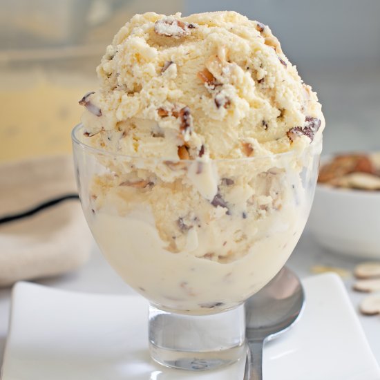 Toasted Almond Ice Cream