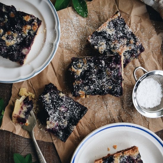 Blueberry Shortbread Bars