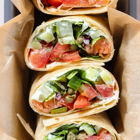 Smoked Salmon Wrap