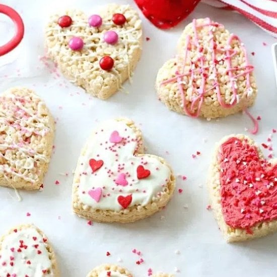 Valentine’s Day Rice Krispie Treats