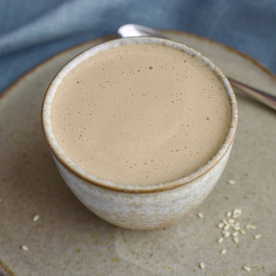 Tahini Carob Latte