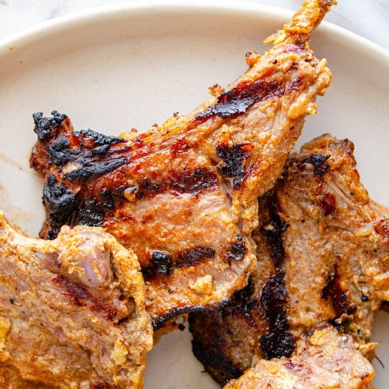 Grilled Tandoori Lamb Chops
