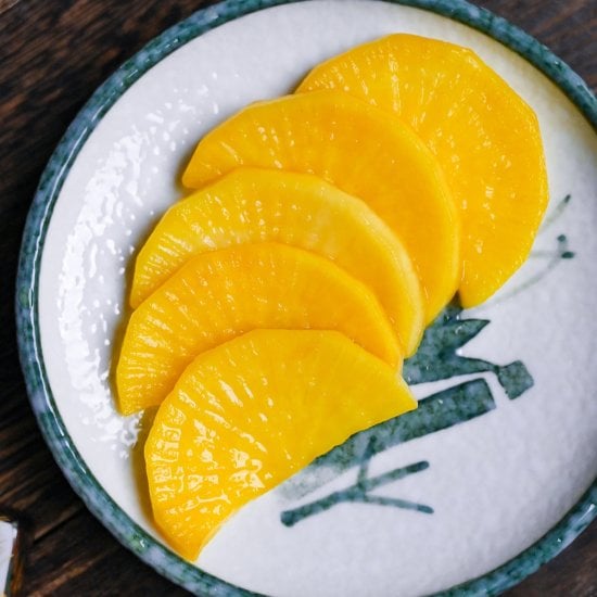Easy Takuan Daikon Pickles