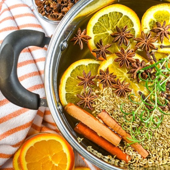 Anise and Orange Simmer Pot