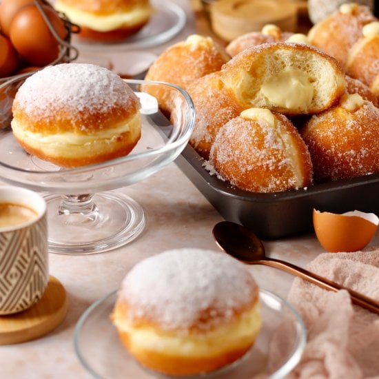 Berliner German Filled Doughnuts