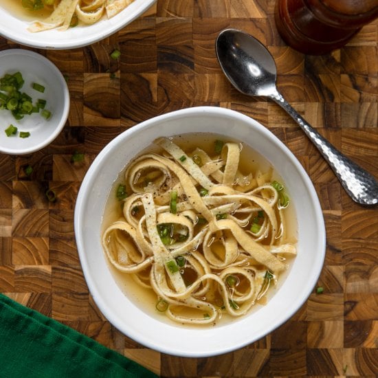 Schwäbische Flädlesuppe (Soup)