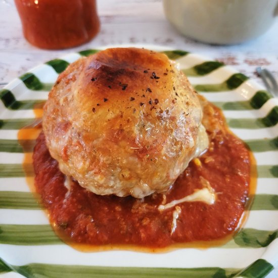 Mini Chicken and Parmesan Meatloaf