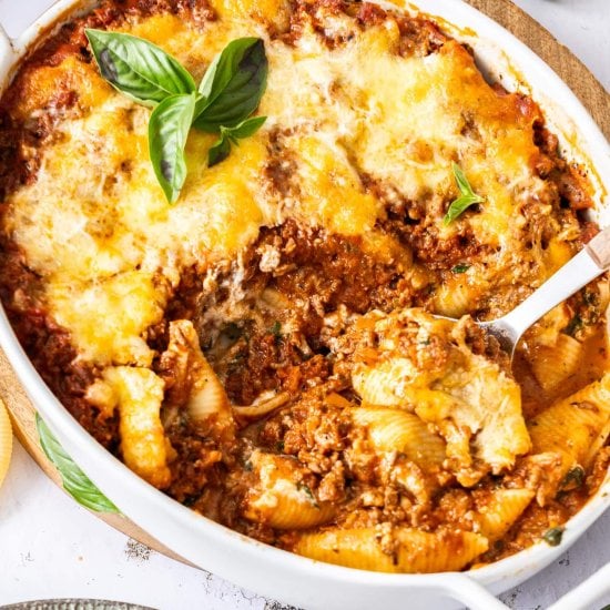 Lasagna Stuffed Shells
