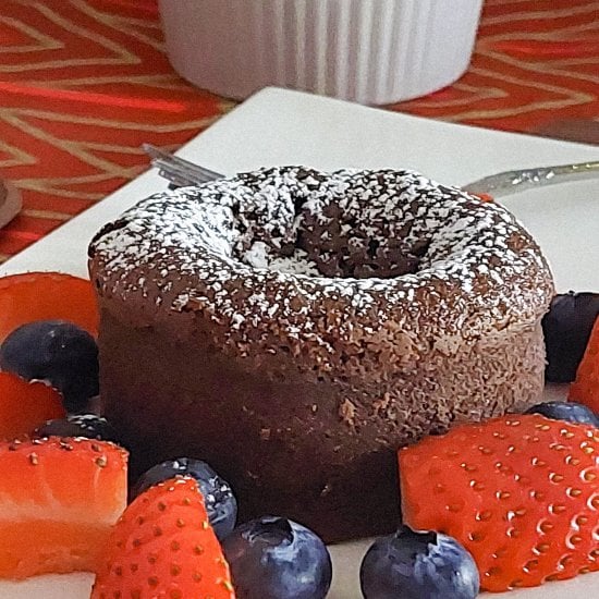 Valentine’s Day Chocolate Souffle