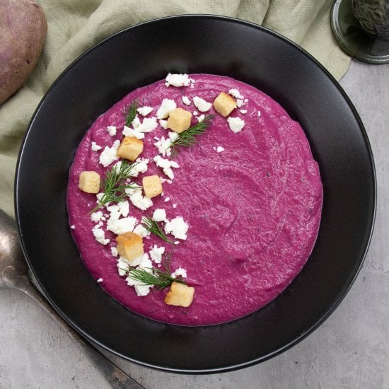 Purple Sweet Potato Soup