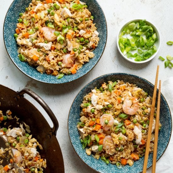 Shrimp and Chicken Fried Rice